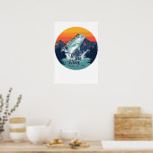 Tarpon Fly Fishing Bow To The King Gift Poster (Küche)