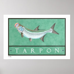 Tarpon-Plakate, -drucke und -rahmen Poster