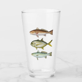 Tarpon, Red trorum, Sea Trout Drink Glass Glas