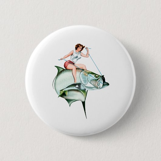 Tarpon Rider Button (Vorderseite)