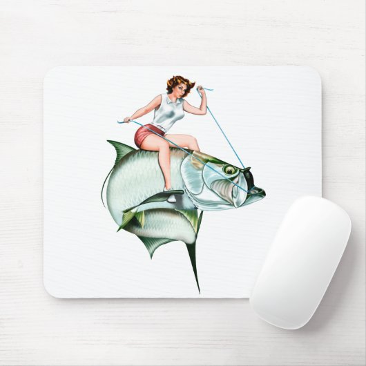 Tarpon Rider Mousepad (Mit Mouse)