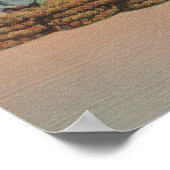 Tarpon Springs, FL - Szene des Schwammaustauschs Poster (Ecke)