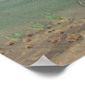 Tarpon Springs, FL - View of Boat & Deep Sea Poster (Ecke)