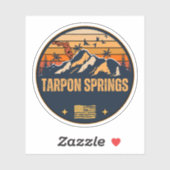 Tarpon Springs, Florida Aufkleber (Blatt)