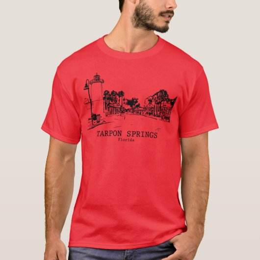 Tarpon Springs Florida Junge T-Shirt (Vorderseite)