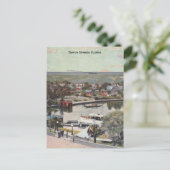 Tarpon Springs Florida Vintag Foto Postkarte (Stehend Vorderseite)