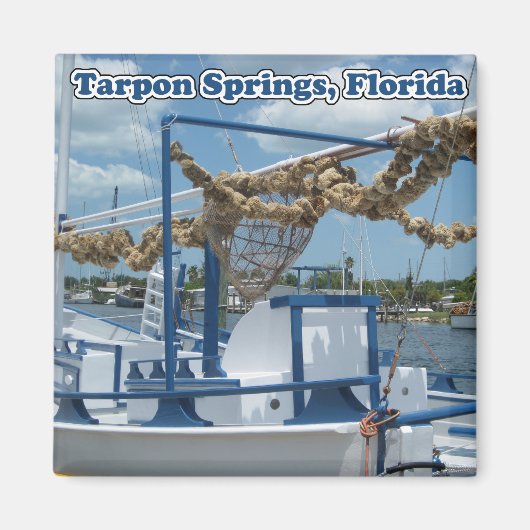 Tarpon Springs Sponge Boat Magnet (Vorne)
