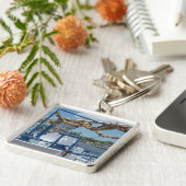 Tarpon- Springsschwamm-Boots-Verzierung Schlüsselanhänger (Seite)