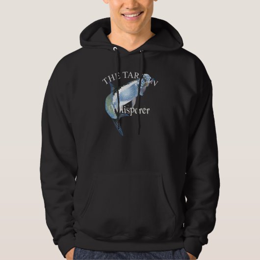 Tarpon Whisperer Dark Hoodie (Vorderseite)