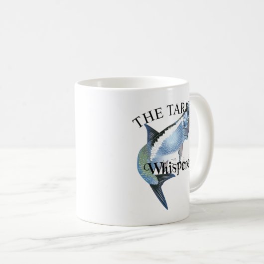 Tarpon Whisperer Kaffeetasse (VorderseiteRechts)