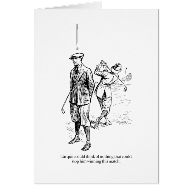 Tarquin und das Golf-Match (Vorne)