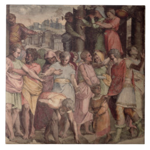 Tarquinius das stolze, den Tempel von Jupite Fliese