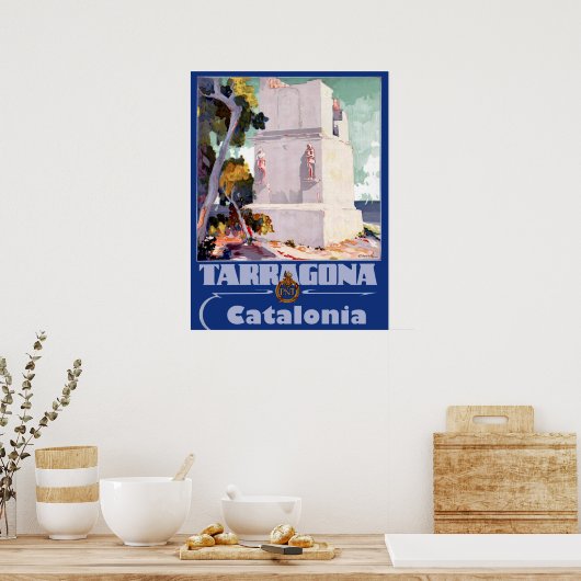 Tarragona, Katalonien, Spanien Poster (Küche)