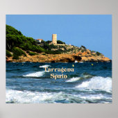 Tarragona, Spanien landschaftlich Poster (Vorne)