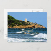 Tarragona, Spanien landschaftliche Postkarte (Vorne/Hinten)