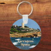 Tarragona, Spanien, malerisch Schlüsselanhänger (Rückseite)