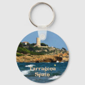 Tarragona, Spanien, malerisch Schlüsselanhänger (Rückseite)