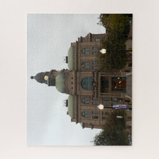 Tarrant County Courthouse Southwest Side N Houston Puzzle (Vertikal)