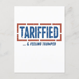 Tarrfied & Gefühl Trumps lautstarker Anti Trump Feiertagspostkarte