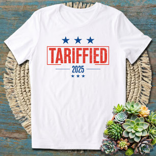 Tarrifizierter politischer Humor-Grafik - Lustige T-Shirt