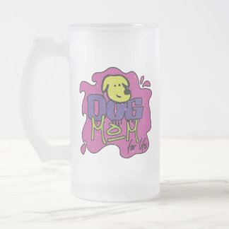 Tarro Dog Mom For Life Mattglas Bierglas
