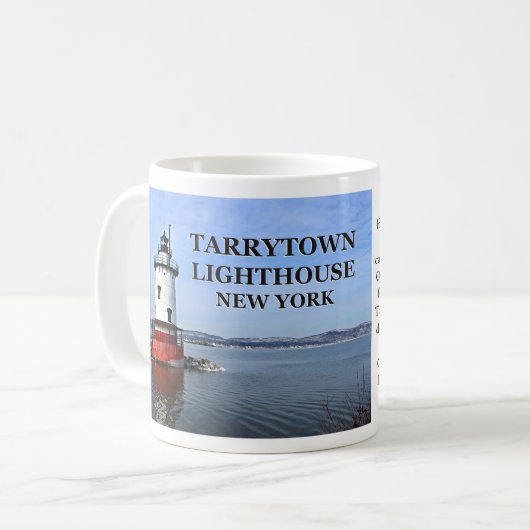 Tarrytown Leuchtturm, New- YorkTasse Kaffeetasse (Vorderseite Links)