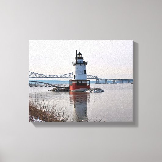 Tarrytown Lighthouse, New York Canvas Print Leinwanddruck (Vorderseite)
