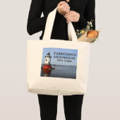 Tarrytown Lighthouse, New York Jumbo Tote Bag Jumbo Stoffbeutel (Vorderseite (Produkt))