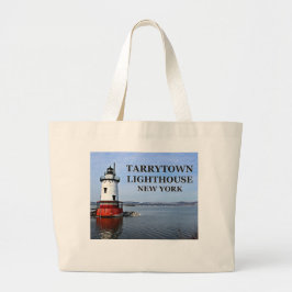 Tarrytown Lighthouse, New York Jumbo Tote Bag Stoffbeutel
