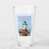 Tarrytown Lighthouse, New York Pint Glass Glas (Vorderseite)