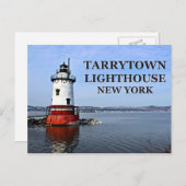 Tarrytown Lighthouse, New York Postcard Postkarte (Vorne/Hinten)