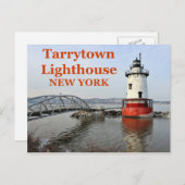 Tarrytown Lighthouse, New York Postcard Postkarte (Vorne/Hinten)