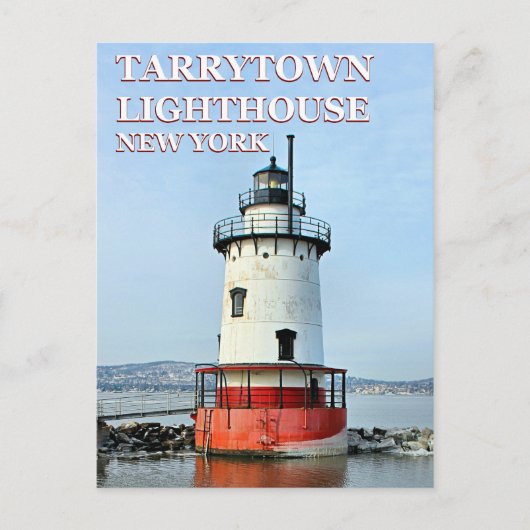 Tarrytown Lighthouse, New York Postcard Postkarte (Vorderseite)