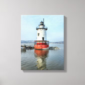 Tarrytown Lighthouse New York Wrapped Canvas Print Leinwanddruck (Vorderseite)