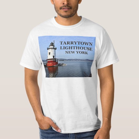 Tarrytown Lighthouse, New Yorker T - Shirt (Vorderseite)