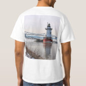 Tarrytown Lighthouse, New Yorker T - Shirt (Rückseite)
