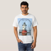 Tarrytown Lighthouse, New Yorker T - Shirt (Vorne ganz)