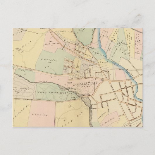 Tarrytown, N Tarrytown, New York Postkarte (Vorderseite)