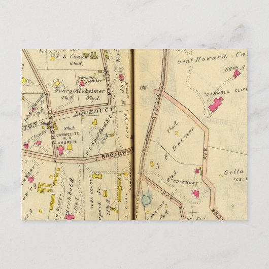 Tarrytown, New York 3 Postkarte (Vorderseite)