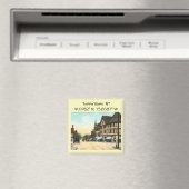 Tarrytown NY Map koordiniert Vintagen Stil Magnet (In Situ (Geschirrspüler))