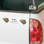 Tarsier Cartoon Illustration Autoaufkleber (Auf Lkw)