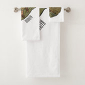 Tarsier Cartoon Illustration Badhandtuch Set (Insitu)