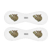 Tarsier Cartoon Illustration Baseball (Paneele)