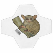 Tarsier Cartoon Illustration Fußball (Flach)