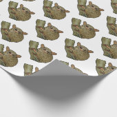 Tarsier Cartoon Illustration Geschenkpapier (Ecke)