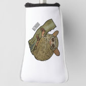 Tarsier Cartoon Illustration Golf Headcover (Rotieren 90)