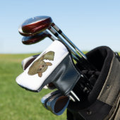 Tarsier Cartoon Illustration Golf Headcover (In Situ)
