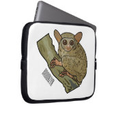 Tarsier Cartoon Illustration Laptopschutzhülle (Vorne Rechts)