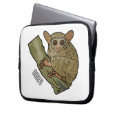 Tarsier Cartoon Illustration Laptopschutzhülle (Vorderseite Links)