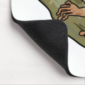 Tarsier Cartoon Illustration Mousepad (Ecke)